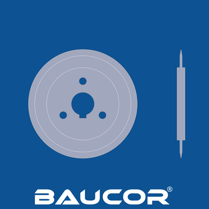 3" Diameter Smooth Edged Circular Blade, Part Number 90070