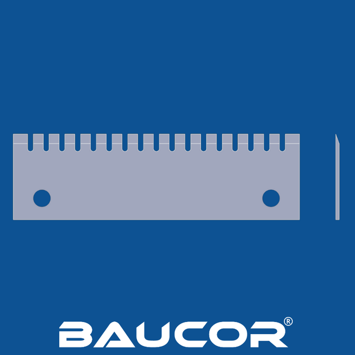 5" Long U Type Tooth Perforation Straight Blade, Part Number 91022