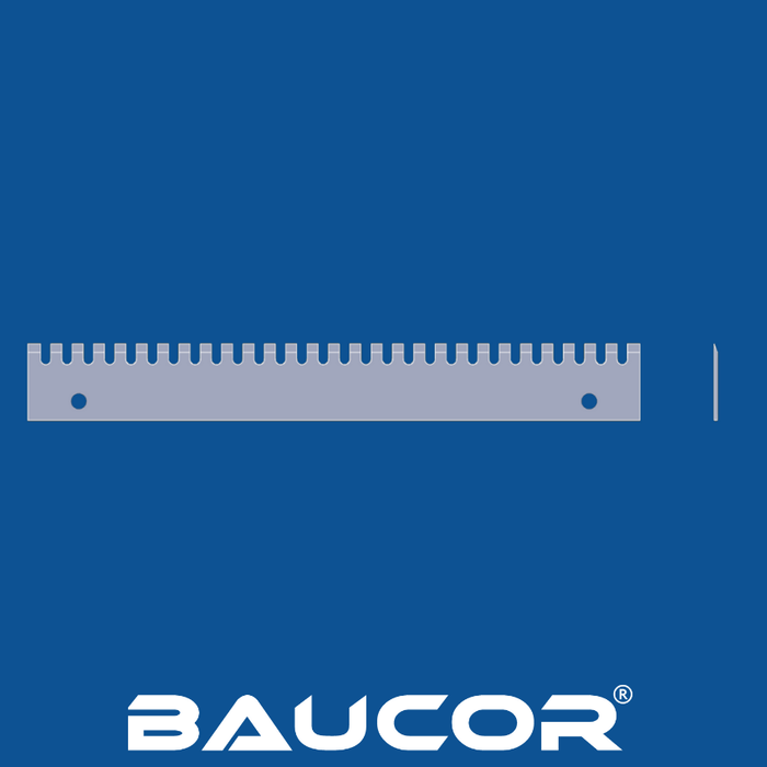 12" Long U Type Tooth Perforation Straight Blade , Part Number 91025