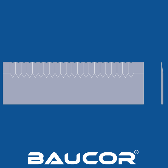 5" Long Diamond Tooth Perforation Straight Blade, Part Number 91064